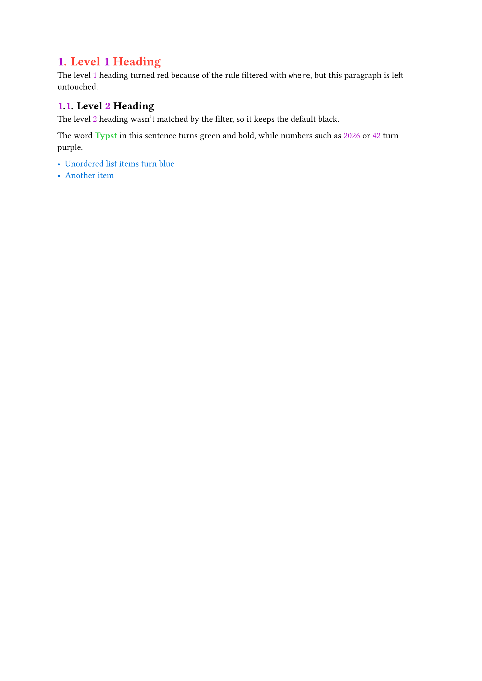 `#show` selector example