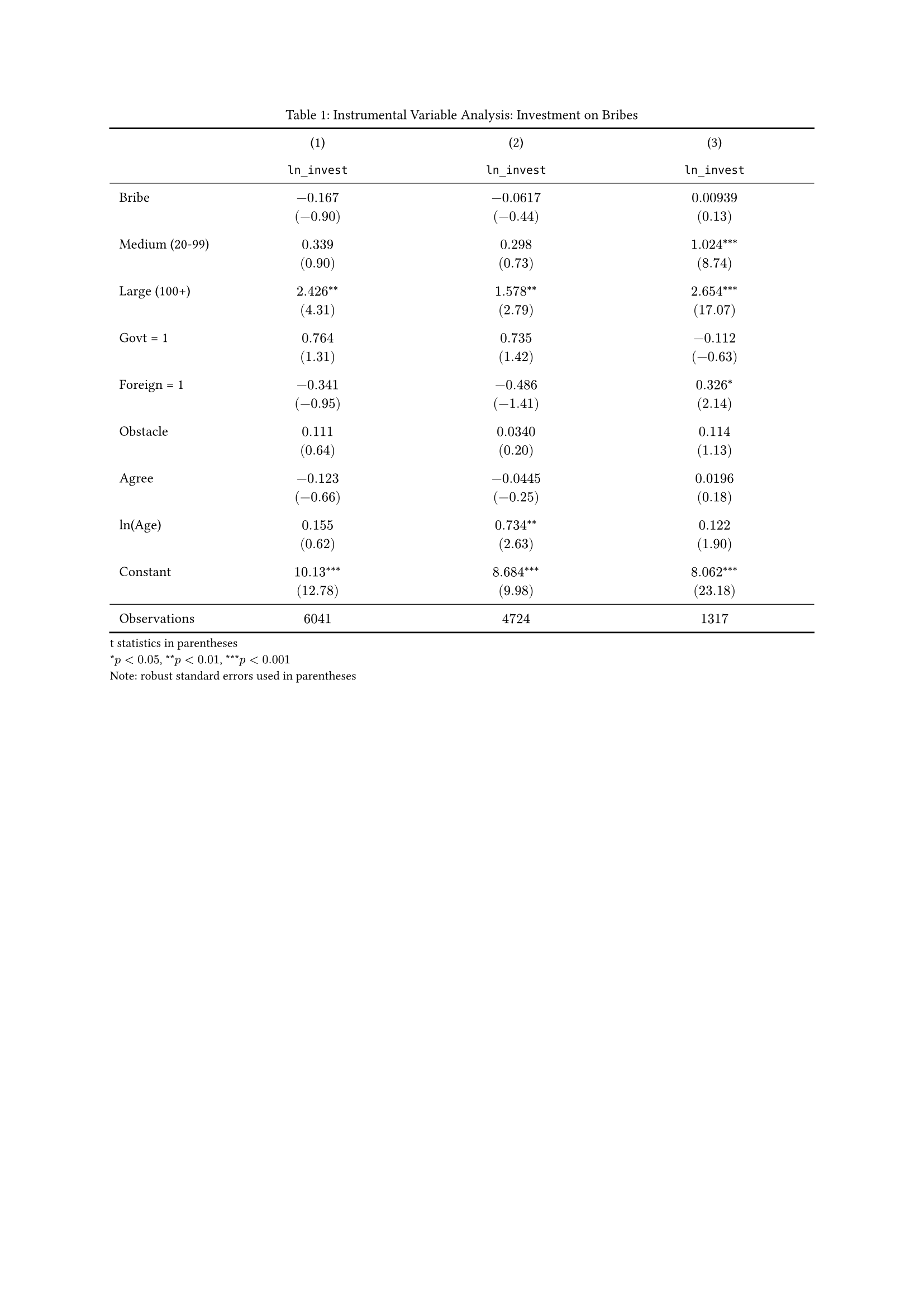 Regression-table three-line example