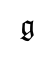 Fraktur style example