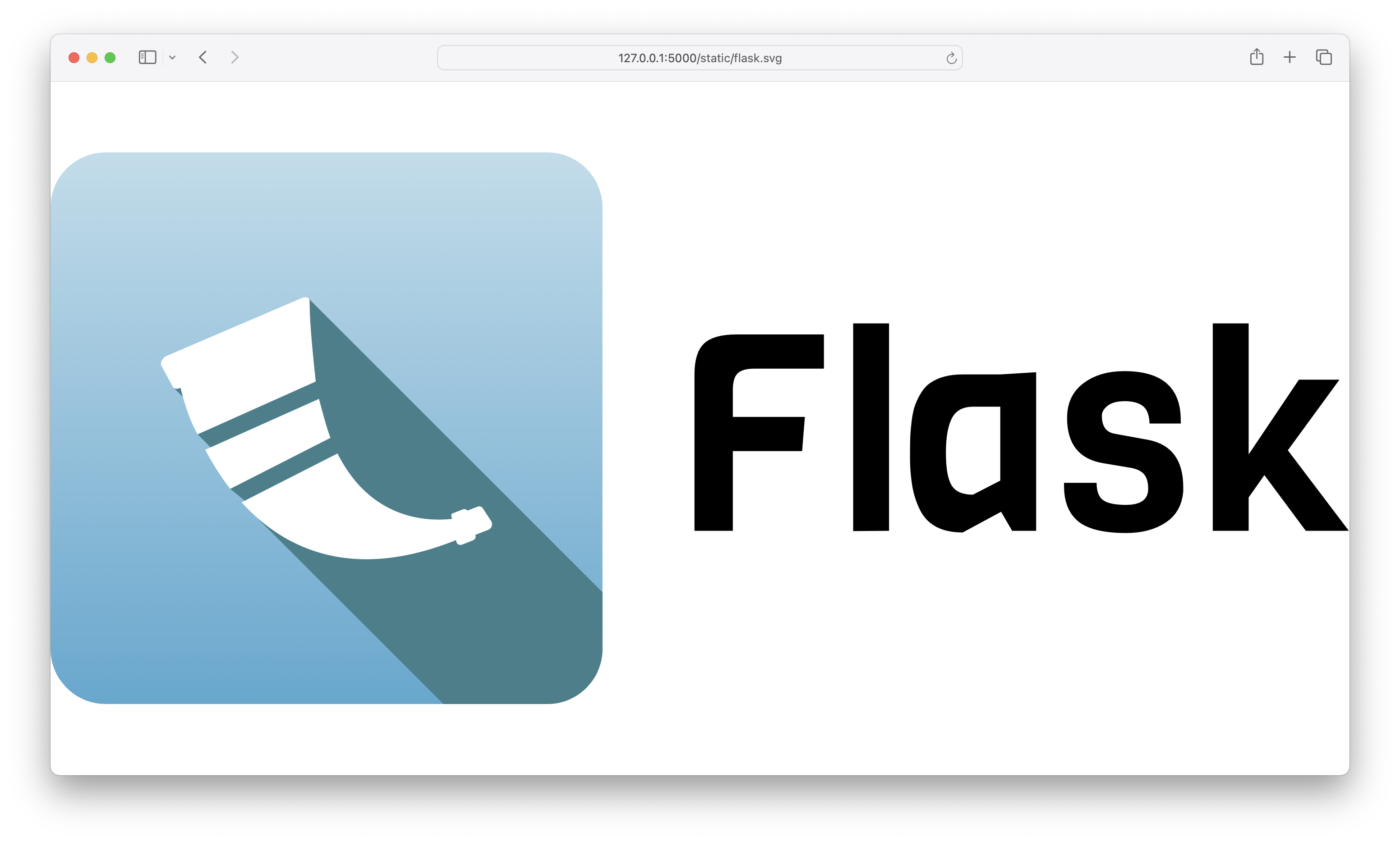 靜態檔案範例-Flask Logo